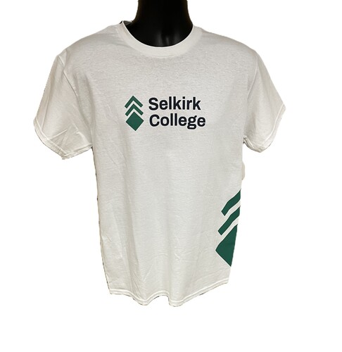 Tshirt - Selkirk College Logo - White - 2xl